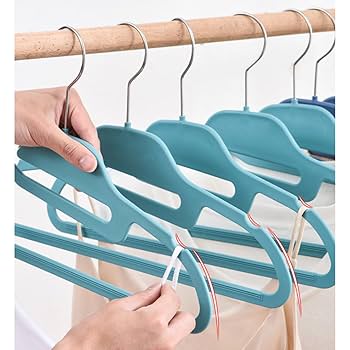 Amazon.co.jp: ハンガー 衣類ハンガー すべらないハンガ 50 20本